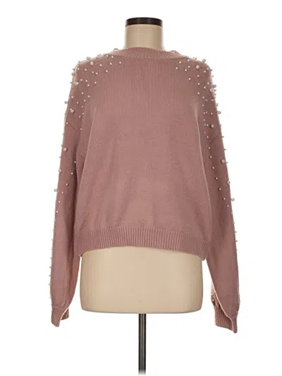 Pre-owned Blooming Jelly Wool Pullover Sweater In Pink