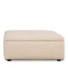 Bloomingdale's Alice Large Square Storage Ottoman, In Fabric In Amici Ginger