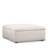 Bloomingdale's Alice Large Square Storage Ottoman, In Fabric In Lovely Dove