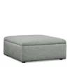 Bloomingdale's Alice Large Square Storage Ottoman, In Fabric In Lovely French Blue