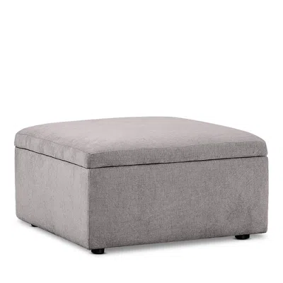 Bloomingdale's Alice Medium Square Storage Ottoman, In Fabric In Artisan Praline