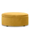 Bloomingdale's Alta Large Round Storage Ottoman, In Fabric In Opulent Polar