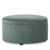 Bloomingdale's Alta Medium Circle Ottoman In Monaco Spa