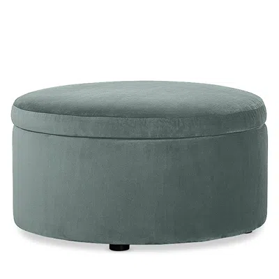 Bloomingdale's Alta Medium Circle Ottoman In Monaco Spa