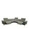 Bloomingdale's Aprile Fabric Reclining Sectional Sofa In Silver