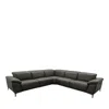 Bloomingdale's Aprile Leather Reclining Sectional Sofa In Graphite