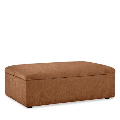 Bloomingdale's Auburn Large Rectangle Storage Ottoman, In Fabric In Amici Ginger