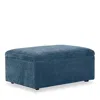 Bloomingdale's Auburn Medium Rectangle Ottoman, In Fabric In Amici Denim