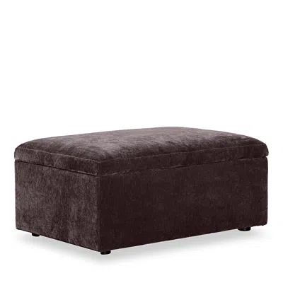 Bloomingdale's Auburn Medium Rectangle Ottoman, In Fabric In Opulent Seal