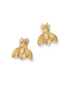 BLOOMINGDALE'S BUMBLE BEE STUD EARRINGS IN 14K YELLOW GOLD