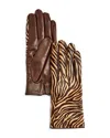 Bloomingdale's Cashmere Lined Calf Hair Gloves - Exclusive In Zebra Pony