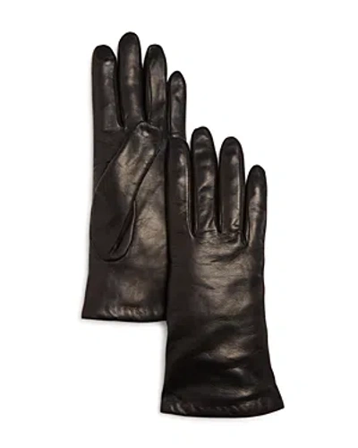 Bloomingdale's Cashmere Lined Leather Gloves - 100% Exclusive In Black