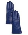 Bloomingdale's Cashmere Lined Leather Gloves - 100% Exclusive In Blu Dandy