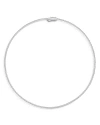 Bloomingdale's Certified Diamond Double Prong Tennis Necklace In 14k White Gold, 3.0 Ct. T. W. In White