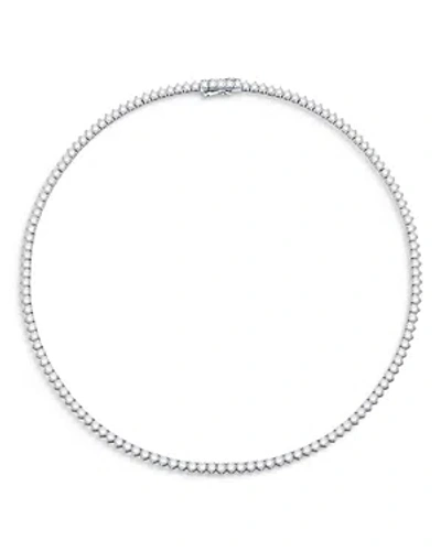 Bloomingdale's Certified Diamond Tennis Necklace In 14k White Gold, 10.0 Ct. T. W.