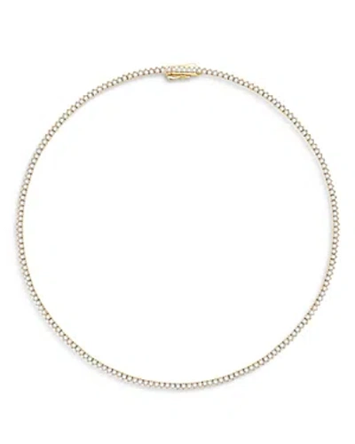 Bloomingdale's Certified Diamond Tennis Necklace In 14k Yellow Gold, 5.50 Ct. T.w.