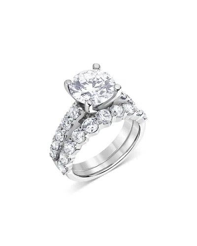 Bloomingdale's Certified Lab Grown Diamond Bridal Set In 18k White Gold, 4.75 Ct. T. W.
