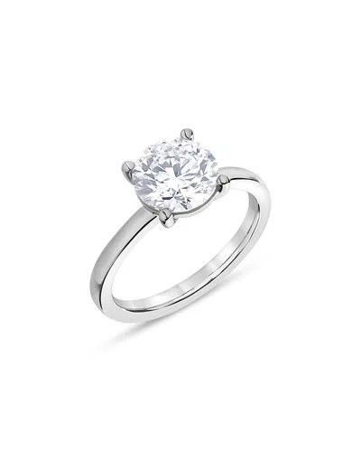 Bloomingdale's Certified Lab Grown Diamond Engagement Ring In 18k White Gold, 3.0 Ct. T. W.