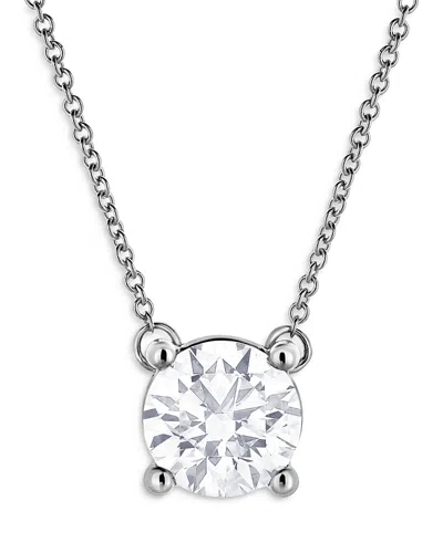 Bloomingdale's Certified Lab Grown Diamond Pendant Necklace In 18k White Gold, 2.25 Ct. T. W.