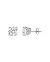Bloomingdale's Certified Lab Grown Diamond Stud Earrings In 18k White Gold, 5.0 Ct. T. W. In White