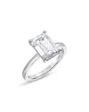 Bloomingdale's Certified Lab Grown Emerald-cut Diamond Engagement Ring In 18k White Gold, 4.50 Ct. T. W. In White