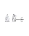 Bloomingdale's Certified Lab Grown Pear Shaped Diamond Stud Earrings In 18k White Gold, 2.0 Ct. T. W. In White