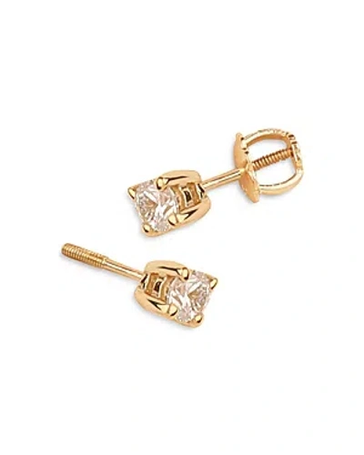 Bloomingdale's Kids' Children's Cubic Zirconia Stud Earrings In 14k Yellow Gold