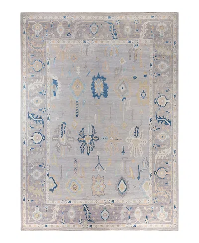 Bloomingdale's Colorful Oushak M1945 Area Rug, 10' X 13'8 In Gray