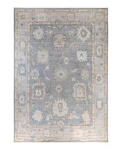 Bloomingdale's Colorful Oushak M1945 Area Rug, 10' X 14' In Light/grey