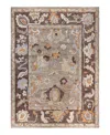 Bloomingdale's Colorful Oushak M1945 Area Rug, 10'2 X 13'9 In Gray