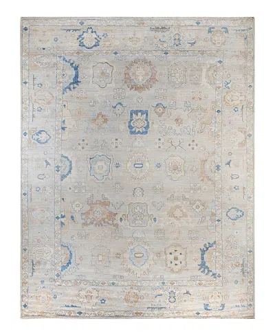Bloomingdale's Colorful Oushak M1945 Area Rug, 10'5 X 13'7 In Light/grey