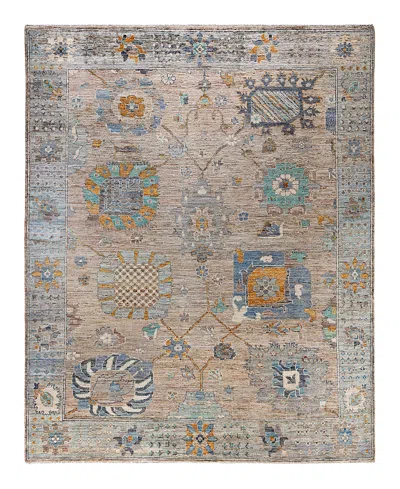 Bloomingdale's Colorful Oushak M1945 Area Rug, 7'11 X 9'10 In Beige