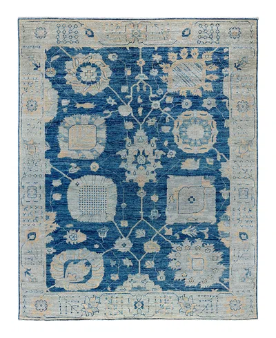 Bloomingdale's Colorful Oushak M1945 Area Rug, 7'11 X 9'11 In Blue