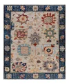 Bloomingdale's Colorful Oushak M1945 Area Rug, 8'1 X 9'9 In Light/grey