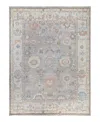 Bloomingdale's Colorful Oushak M1945 Area Rug, 8'10 X 11'10 In Gray