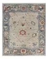 Bloomingdale's Colorful Oushak M1945 Area Rug, 8'2 X 9'10 In Light/grey