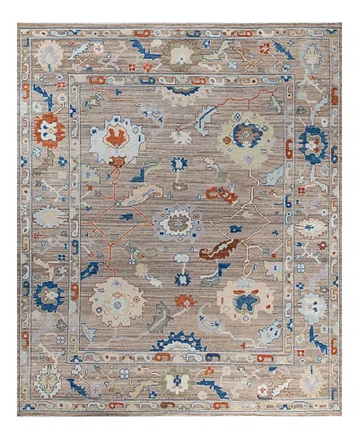 Bloomingdale's Colorful Oushak M1945 Area Rug, 8'2 X 9'9 In Beige