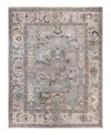 Bloomingdale's Colorful Oushak M1945 Area Rug, 9' X 11'7 In Gray