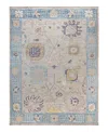 Bloomingdale's Colorful Oushak M1945 Area Rug, 9' X 11'7 In Light/grey