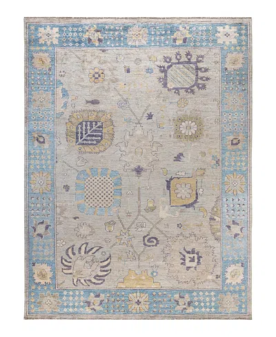 Bloomingdale's Colorful Oushak M1945 Area Rug, 9' X 11'7 In Light/grey