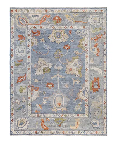 Bloomingdale's Colorful Oushak M1945 Area Rug, 9' X 11'9 In Gray