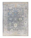 Bloomingdale's Colorful Oushak M1945 Area Rug, 9'1 X 11'11 In Gray