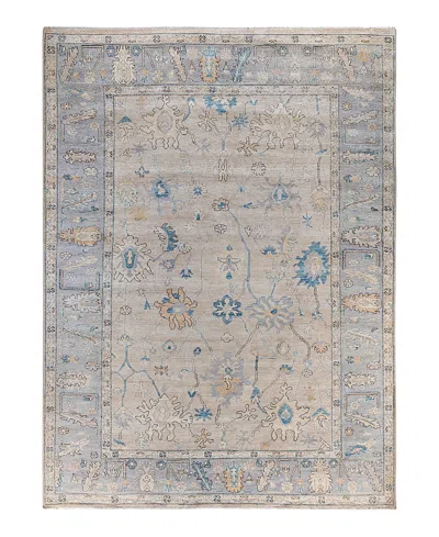 Bloomingdale's Colorful Oushak M1945 Area Rug, 9'10 X 13'5 In Ivory