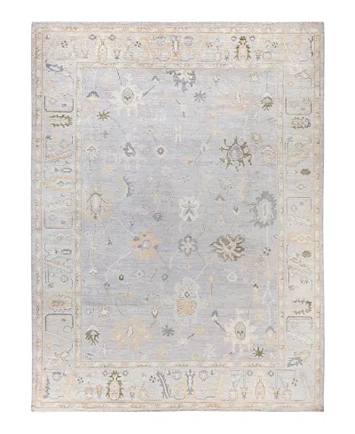 Bloomingdale's Colorful Oushak M1945 Area Rug, 9'2 X 11'10 In Light/grey
