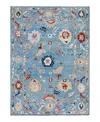 Bloomingdale's Colorful Oushak M1945 Area Rug, 9'2 X 12'8 In Light/blue