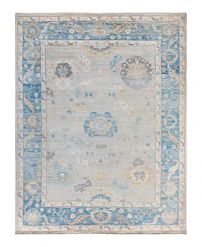 Bloomingdale's Colorful Oushak M1945 Area Rug, 9'3 X 11'10 In Light/grey