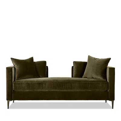 Bloomingdale's Colton Daybed In Banks Balsam (dark Green)