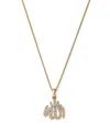 Bloomingdale's Diamond Allah Pendant Necklace In 14k Yellow Gold, 0.12 Ct. T. W. In Gold