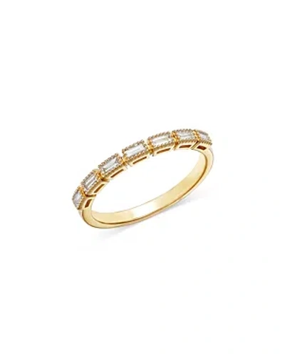 Bloomingdale's Diamond Baguette Seven Stone Band In 14k Yellow Gold, 0.20 Ct. T.w.