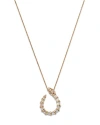 Bloomingdale's Diamond Baguette Serpent Pendant Necklace In 14k Yellow Gold, 0.50 Ct. T. W. In Gold